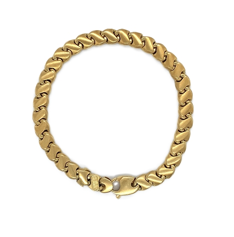 18K Gold Superoro Italian Chain Bracelet   j7628